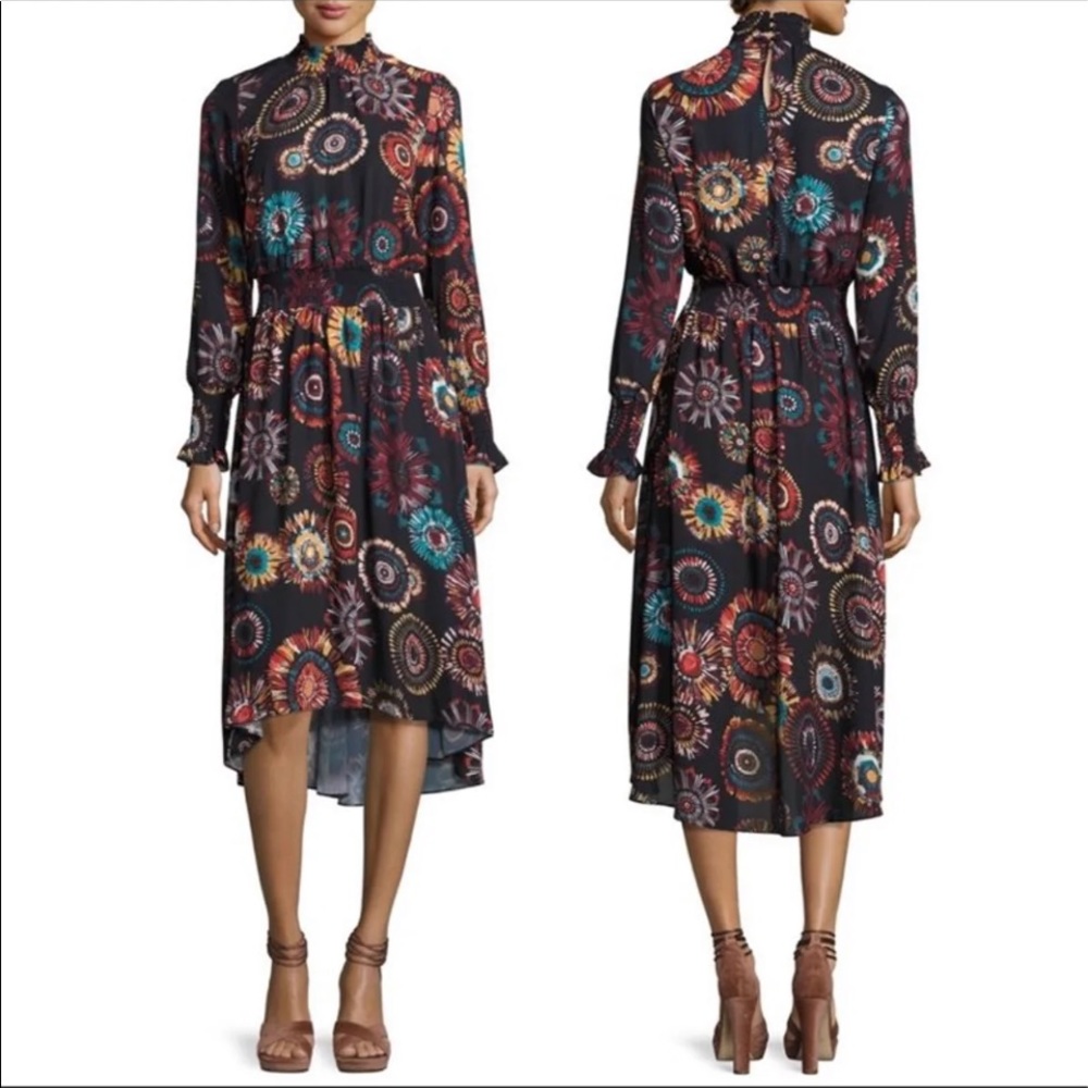 Nanette Lepore Smocked Dress Size 8